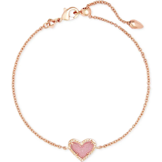 accessory Kendra Scott Ari Heart Gold Chain Bracelet Kendra Scott $60