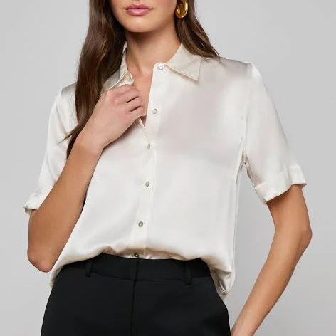 top L'Agence Women's L’AGENCE Ellah Silk Blouse lagence.com $335