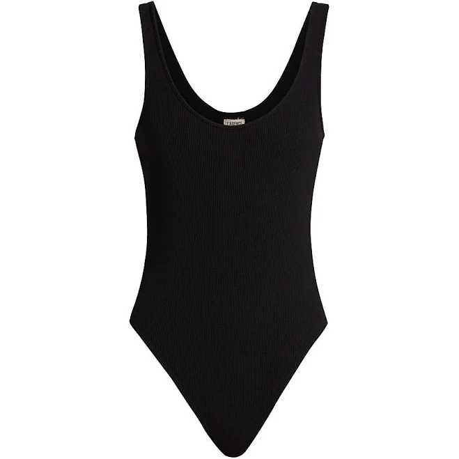 top L'agence Women's Nica Scoop Neck Tank Bodysuit Saks Fifth Avenue $170