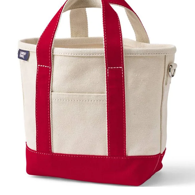 bag Lands' End 3-Pocket Open Top Canvas Tote Bag Lands' End $14.97