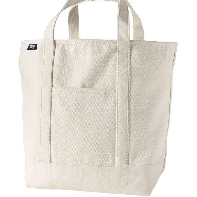bag Lands' End Large 5 Pocket Open Top Canvas Tote Bag Kohl's $35.96