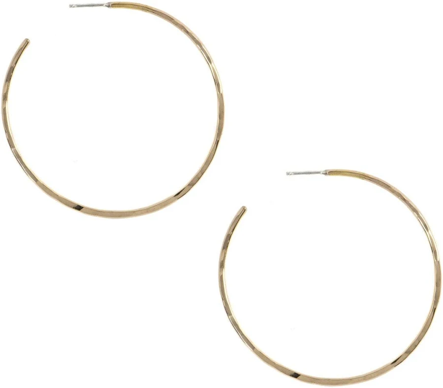 accessory Large Hammered Hoops Silverado Jewelry Gallery $80