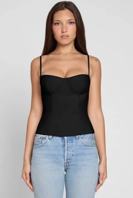 top LEAU Bali Bustier Corset Top Nordstrom $110
