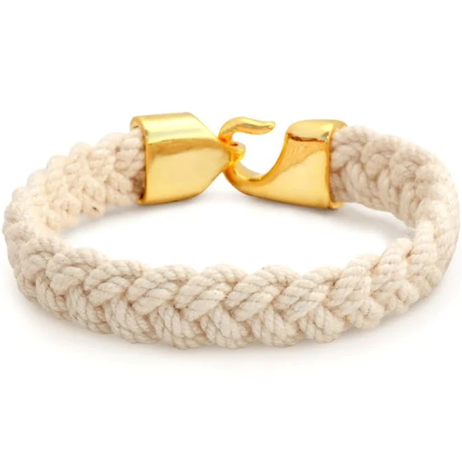 accessory Limited Edition Turks Head Nautical Rope Bracelet Lemon & Line $38