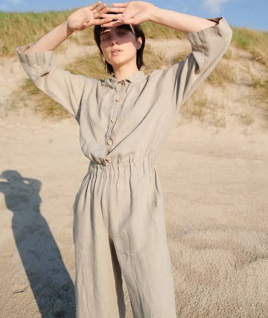 jumpsuit Linen Jumpsuit UAB Linenfox $123.55