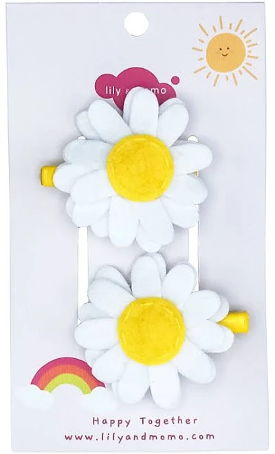 accessory Little Daisy Flower Hair Clips Lily and Momo $12.5