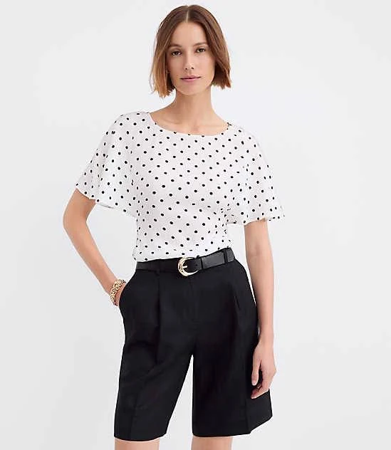 shorts Loft Women's Linen Blend Bermuda Shorts LOFT $34.97