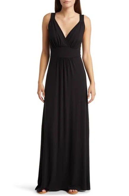 dress Loveappella Women's Empire Waist Sleeveless Maxi Dress Nordstrom $47.6