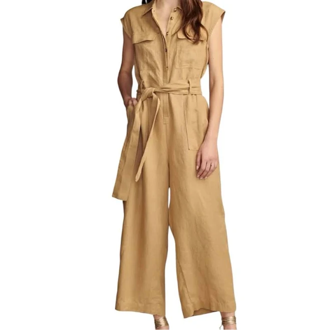 jumpsuit Lucky Brand Women's Modern Utility Linen Jumpsuit Poshmark $58