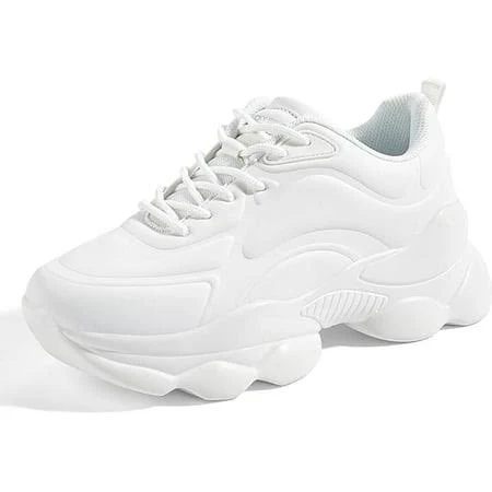 shoes Lucky Step Women's 90s Platform Chunky Sneakers Walmart - LUCKY STEP $32.99