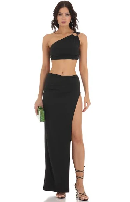 outfits Lucy in The Sky One Shoulder Two Piece Set LUCY IN THE SKY $39.45