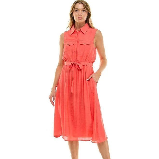 dress Luxology Women's Midi Shirt Dress Kohl's $40.12