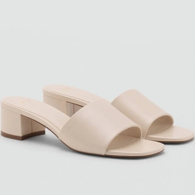 shoes Mango Women's classic heeled mules Macy's $69.99