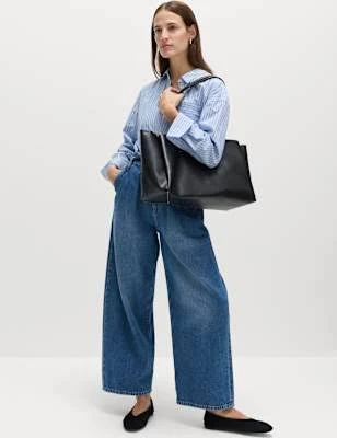 bag Marks & Spencer Faux Leather Structured Tote Bag Marks & Spencer - United States $82.99
