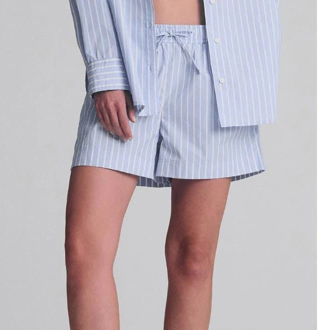 shorts MAVI Women's Striped Cotton Drawstring Shorts Nordstrom $39
