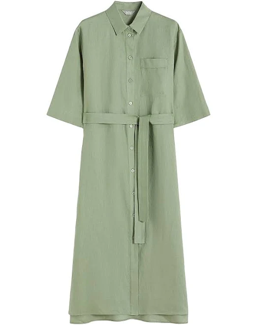 dress Max Mara Women's Washed Linen Shirt Dress Saks Fifth Avenue $460