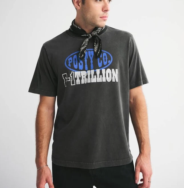 top Men's Abercrombie & Fitch Vintage-Inspired Graphic Tee Abercrombie & Fitch $25.6