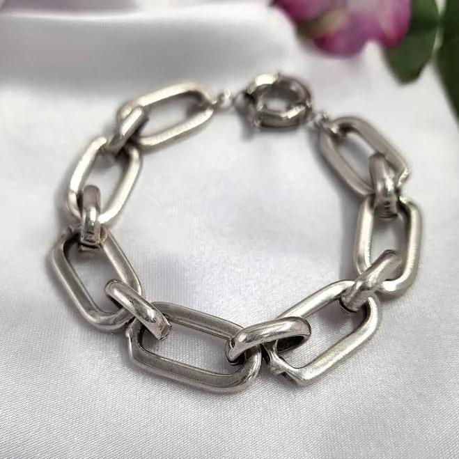 accessory Men's Chunky Chain Bracelet Etsy - Seller $129.44