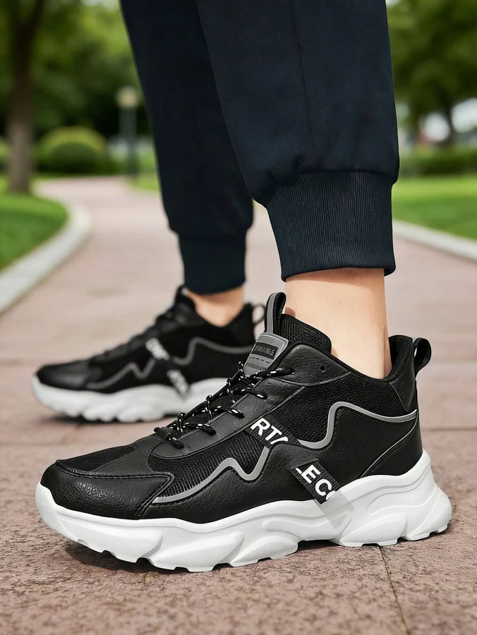 shoes Men's Chunky Mesh Sneakers Shein $12.6