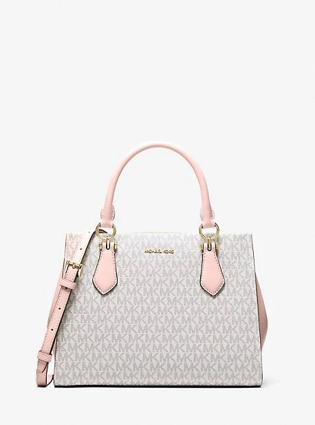 bag Michael Kors Marilyn Medium Signature Logo Convertible Satchel Michael Kors $99