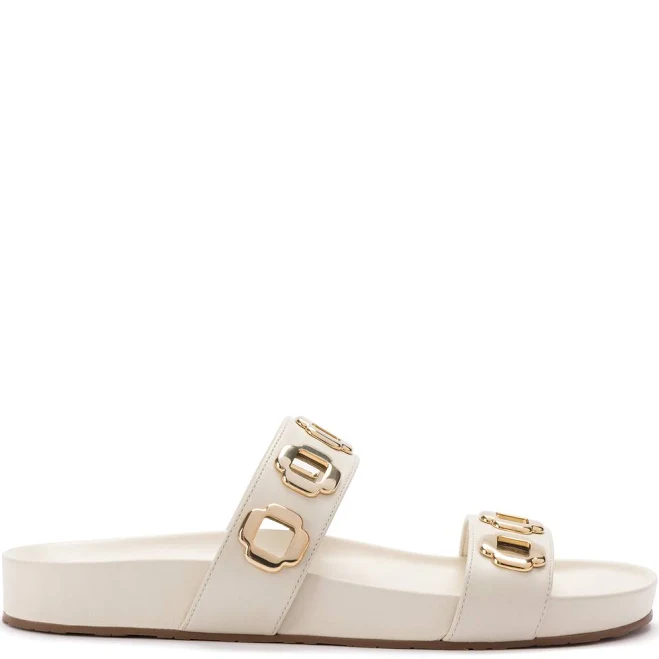 shoes Milan Slide In Ivory Leather 9 Bella Bridesmaids $290