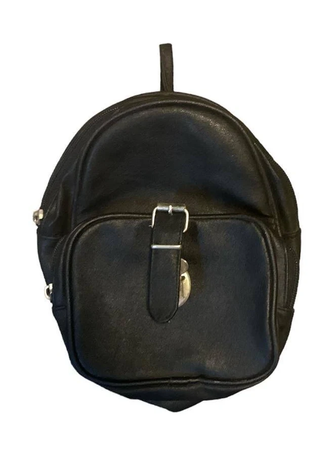 bag Mini Faux Leather Backpack Silver Buckle eBay $10