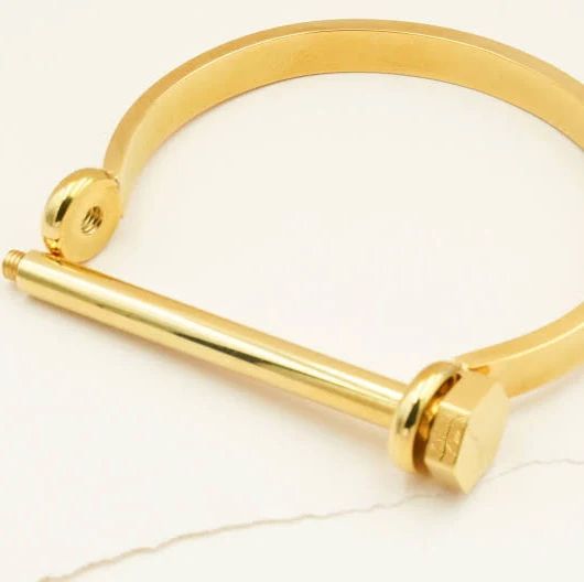 accessory Minimalist Modern Gold Statement Cuff Bracelet Etsy - Seller $60