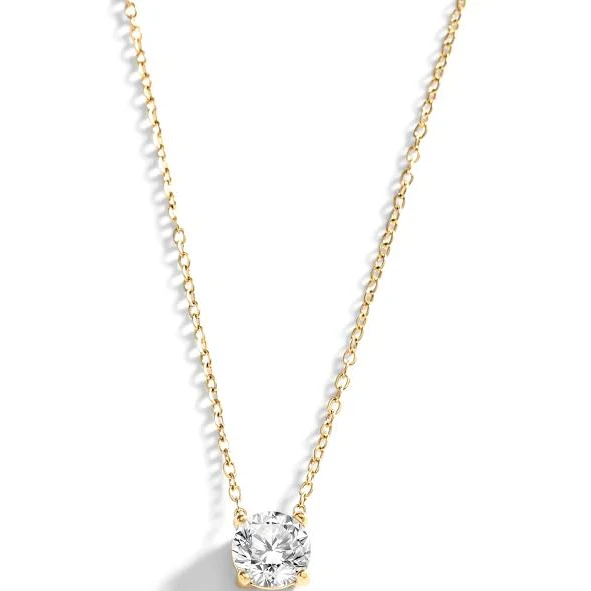 accessory Mint & Lily Dainty Solitaire Pendant Necklace Mint & Lily $39