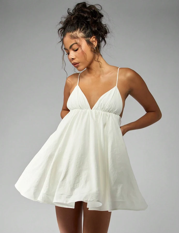 dress Missguided Empire Waist Babydoll Poplin Sundress missguided $20.79