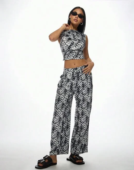 two piece set Missguided Sleeveless Zebra Print Co-Ord Set missguided $15.92