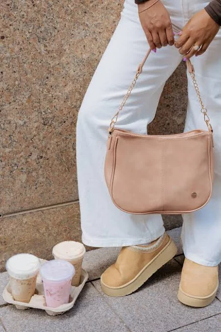 bag Modern + Chic Marissa Vegan Leather Saddle Crossbody Bag Modern and Chic $49