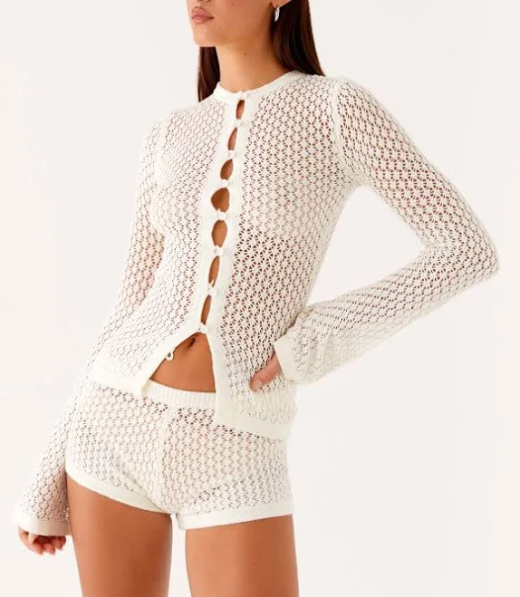 cardigan Molly Crochet Cardigan Peppermayo - US $44