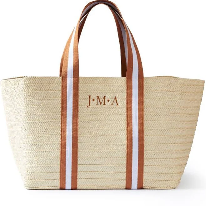 bag Mother's Day Oversized Straw Beach Tote Mark and Graham $99