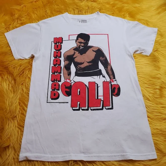 top Muhammad Ali The Greatest Graphic Tee Thrifted Vintage Style eBay $10.99