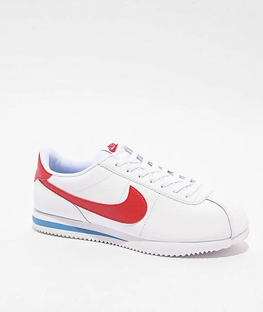 shoes Nike Cortez White, Varsity Blue & Varsity Red Shoes Zumiez $64.96