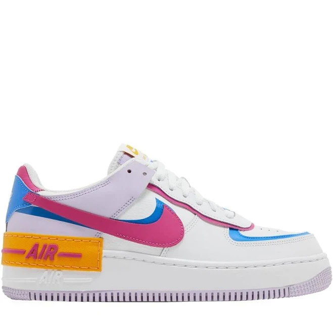 shoes Nike Force 1 Shadow '90s Multi-color Sneakers - White Editorialist $132