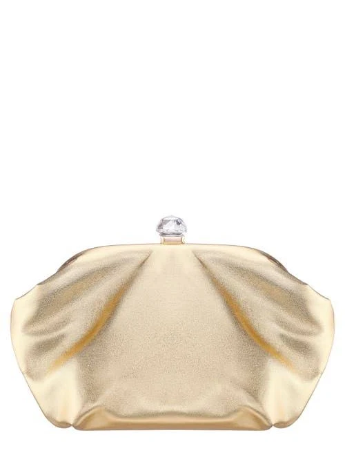bag Nina Lyric Metallic Faux Leather Clutch Nordstrom $88