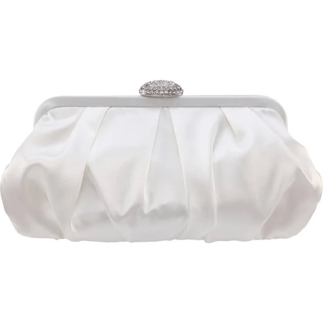 bag Nina Women's Concord Pleated Satin Frame Clutch Nordstrom $75