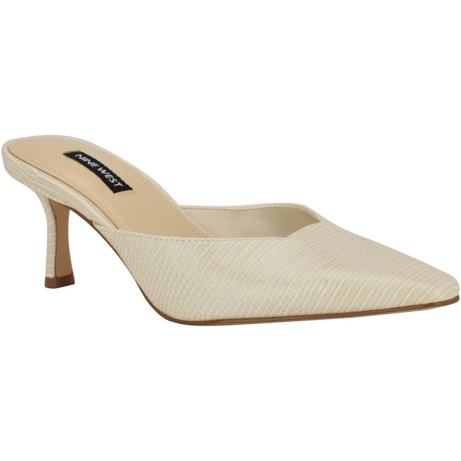 shoes Nine West Women's Camenla Snip Toe Kitten Heel Mules Macy's $39.9