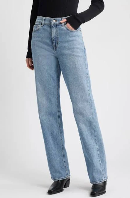 jeans Nordstrom High Waist Straight Leg Jeans Nordstrom $129
