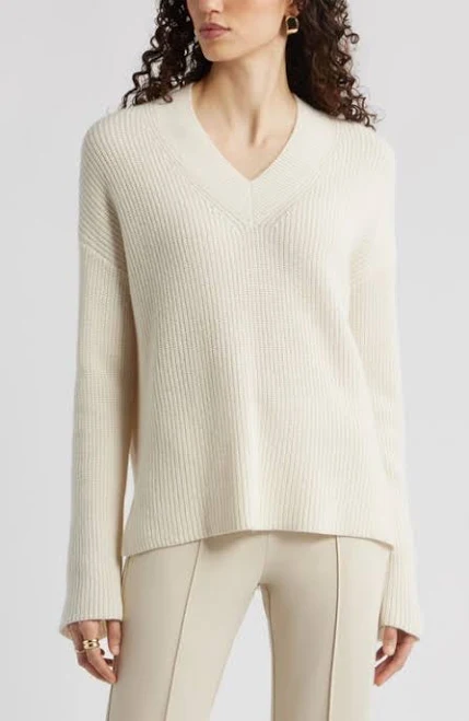 top Nordstrom Relaxed Fit Wool & Cashmere Sweater Nordstrom $99.99