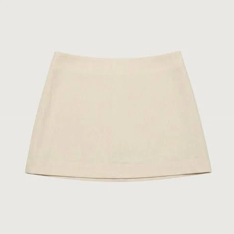 skirt Oak + Fort Linen Blend Mini Skirt Oak and Fort US $68