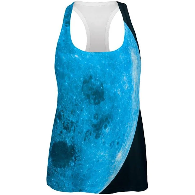 top Old Glory Women's Once in a Blue Moon Racerback Tank Top Old Glory $24.95