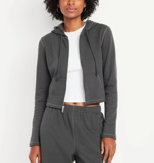 top Old Navy Women's Socomfy Cropped Hoodie Old Navy $22.49