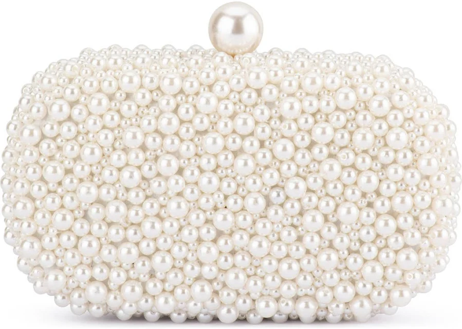 bag Olga Berg Valentina Pearl Clutch Nordstrom $129