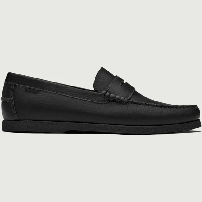 shoes Oliver Cabell Penny Loafer Jet Black Men's Oliver Cabell $179.99