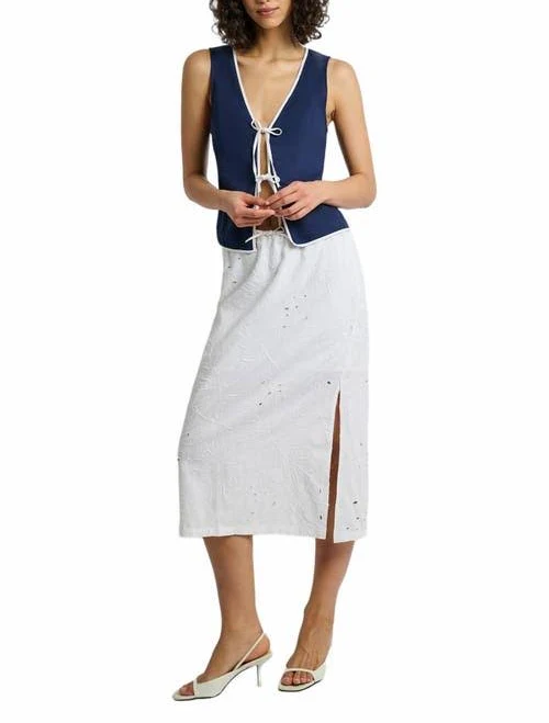 skirt Onia Women's Air Linen Midi Skirt Nordstrom $78