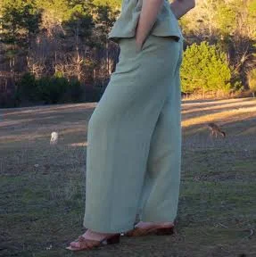 pants Organic Linen Pants Made in USA Etsy - Seller $160