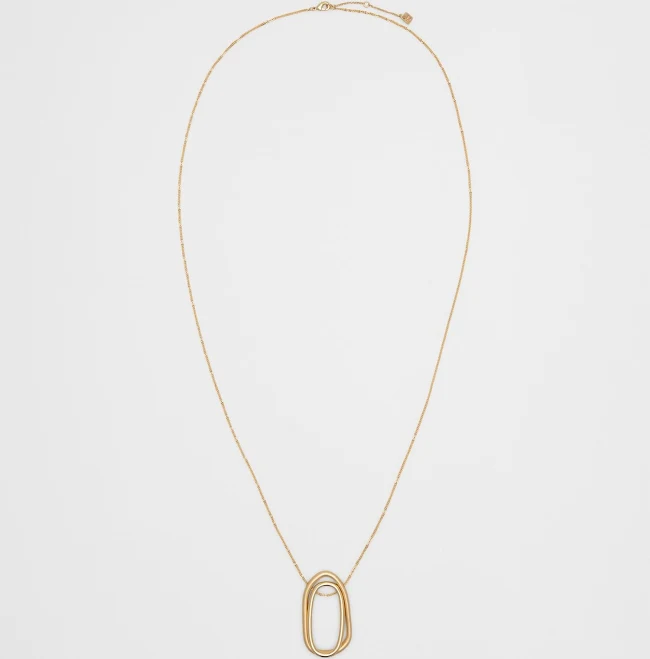 accessory Organic Shape Pendant Necklace Banana Republic Factory $30