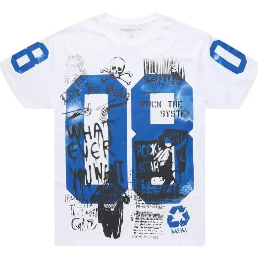 top Oversized Graphic T-Shirt Rockstar Original $17